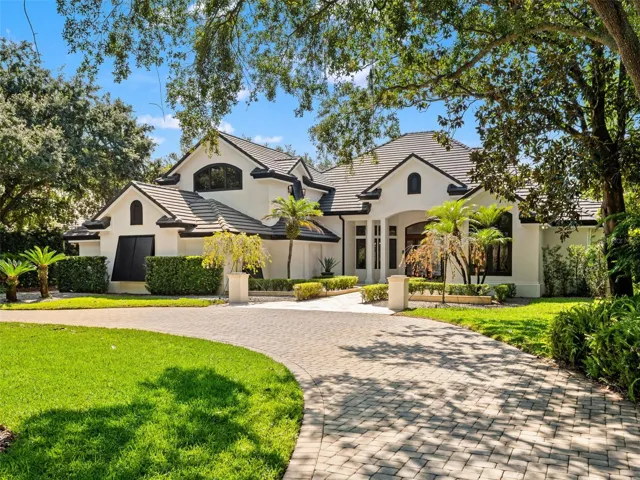 Front View Circular Driveway