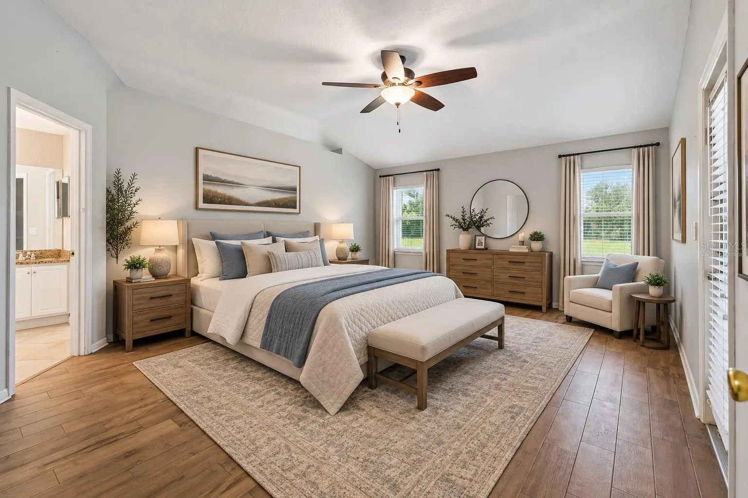 Primary Bedroom - Virtually Staged