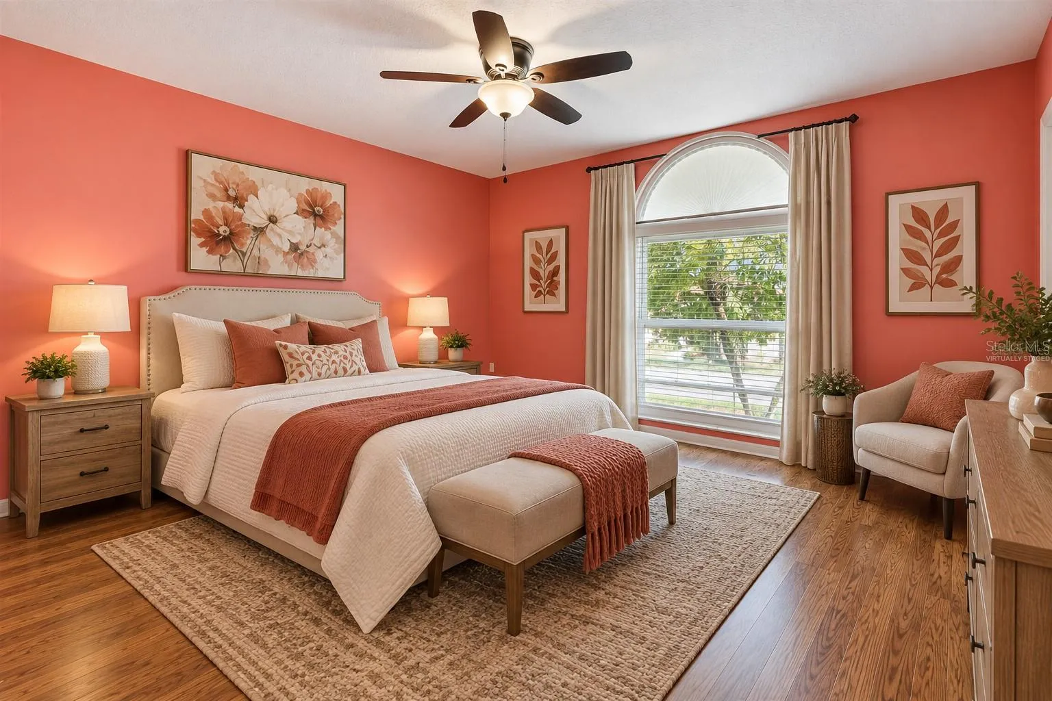 Bedroom #2 - Virtually staged