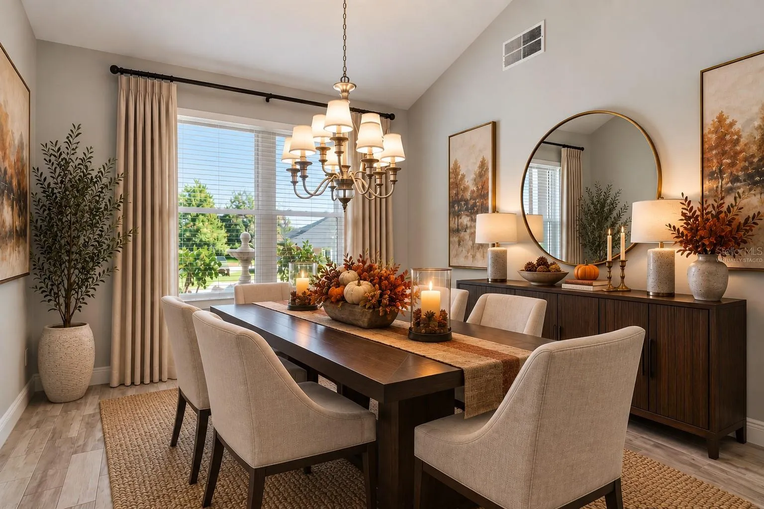 Formal Dining Room - Virtually Staged