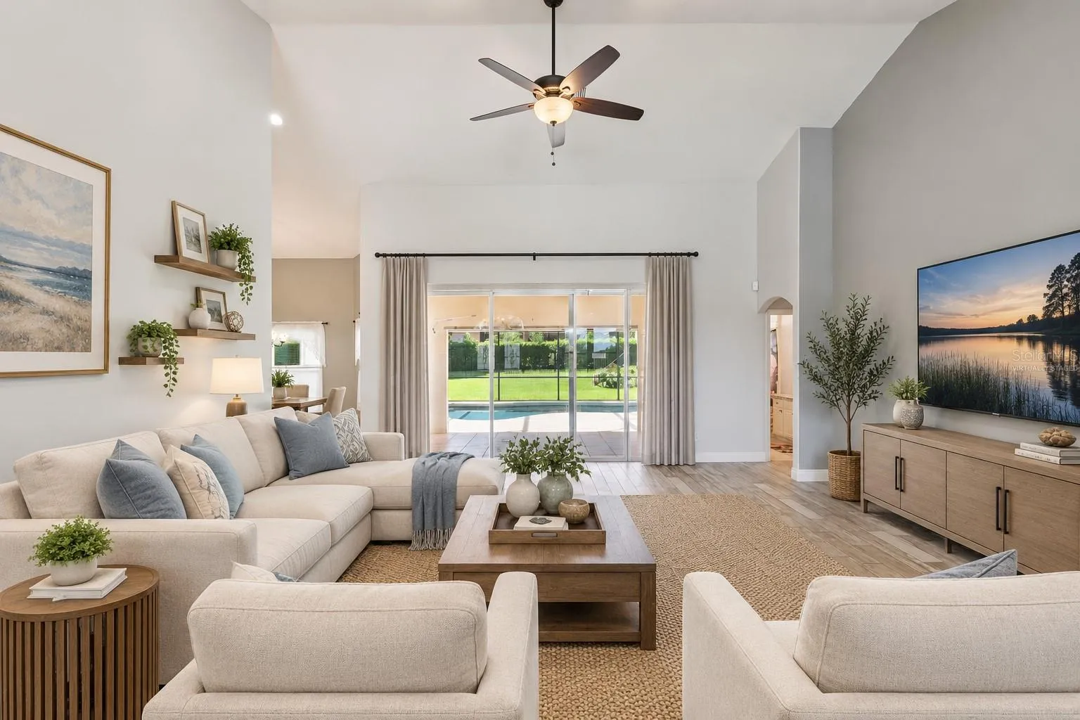 Living Room - Virtually Staged