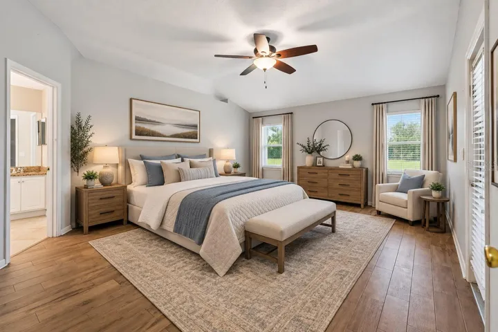 Primary Bedroom - Virtually Staged