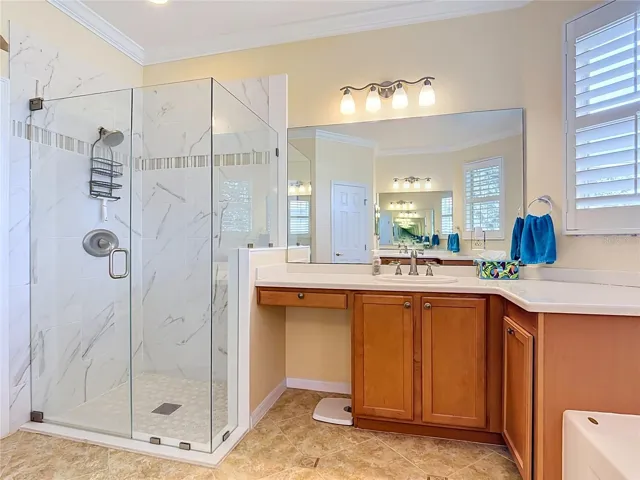 Upgraded Tile Shower