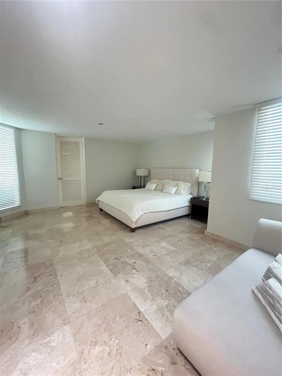 Master bedroom with king size bed