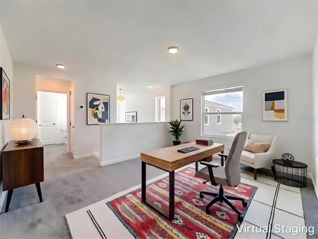Loft/ Office Den- Virtually staged
