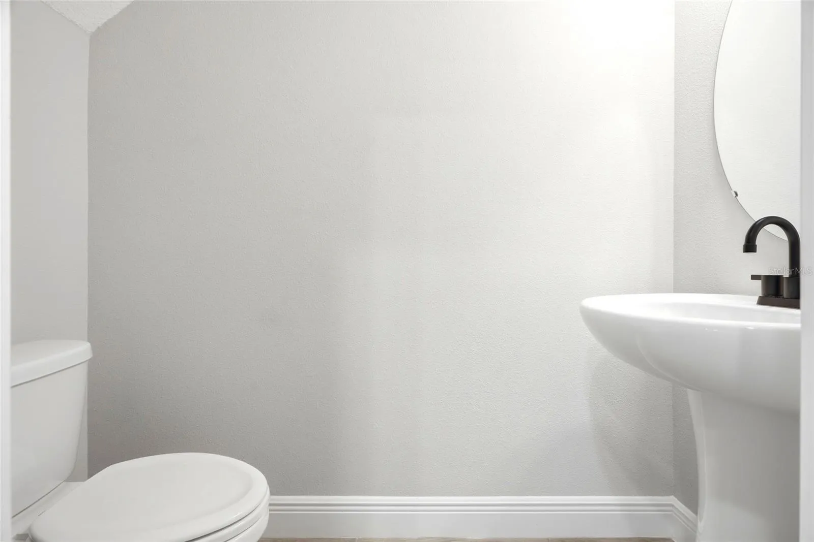 First floor powder room