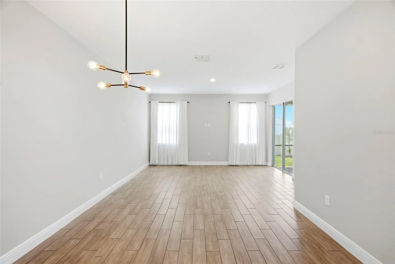 Dining and living area