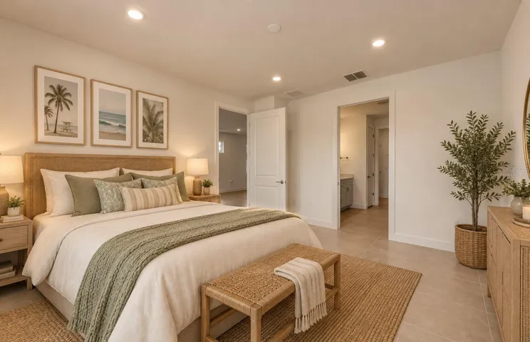 Virtually staged of actual home.