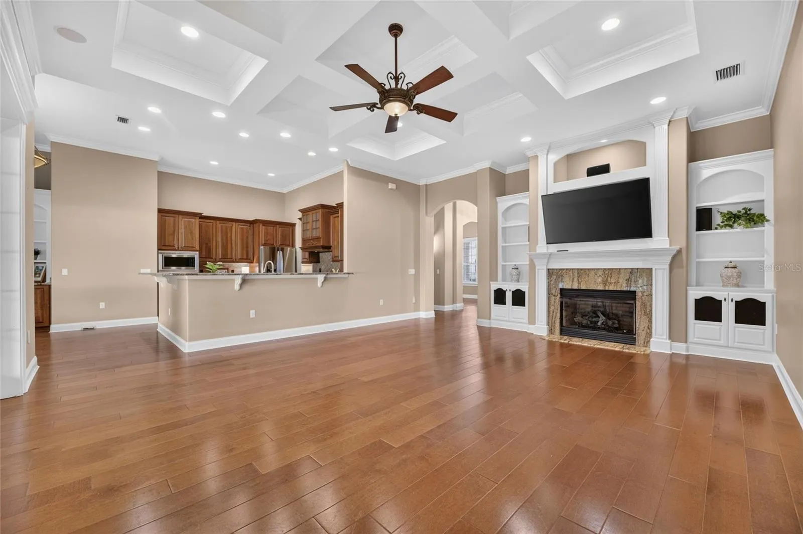Great Room Opened to the kitchen