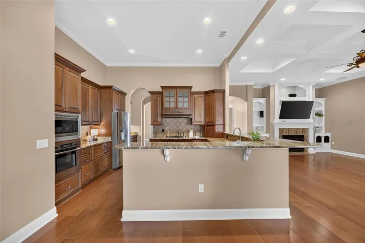 Breakfast nook area