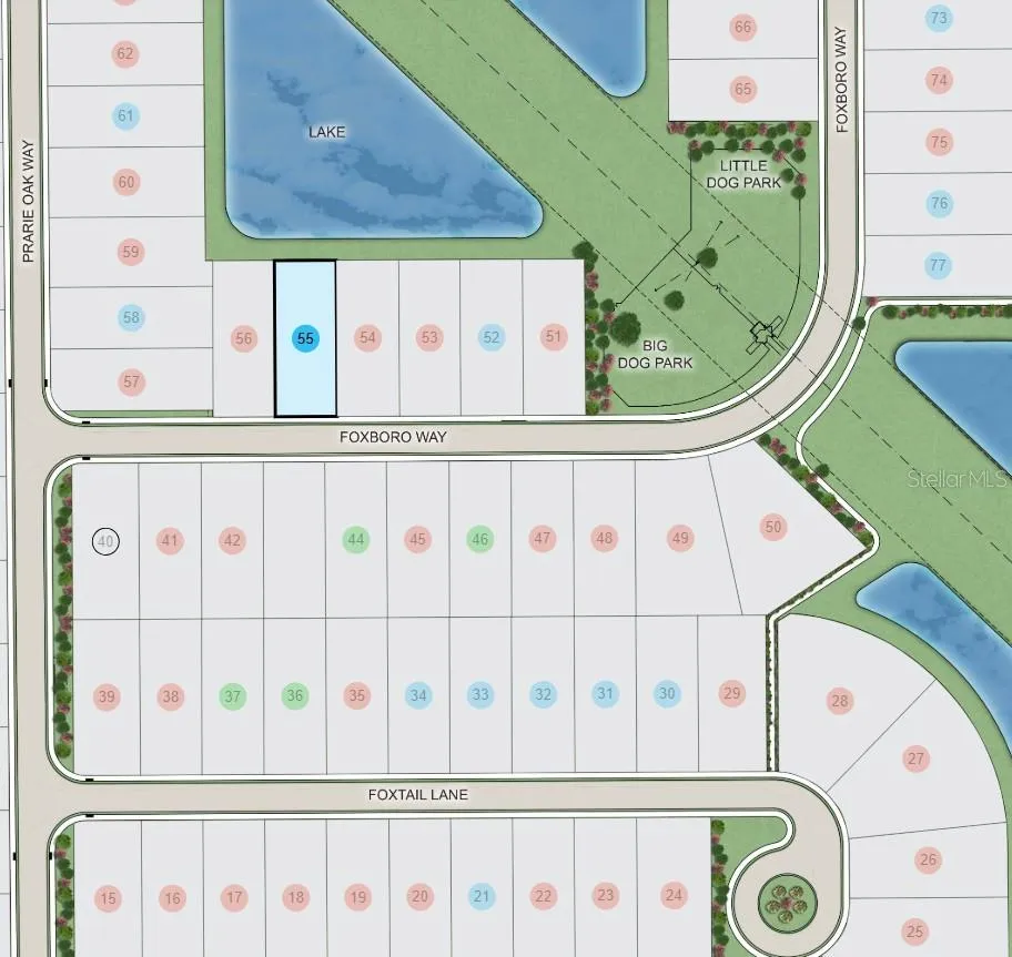 7057 Foxboro Way Site Map