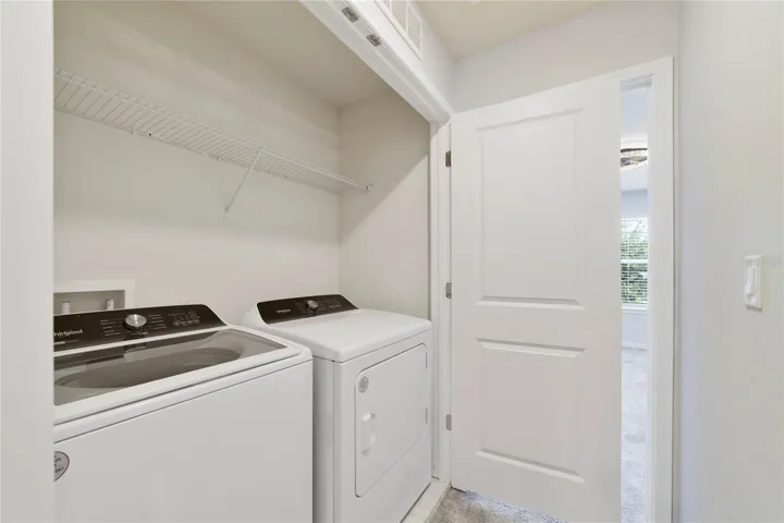 Second floor laundry