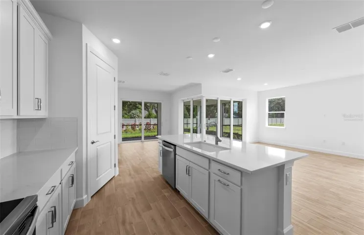 Virtually staged, of actual home.