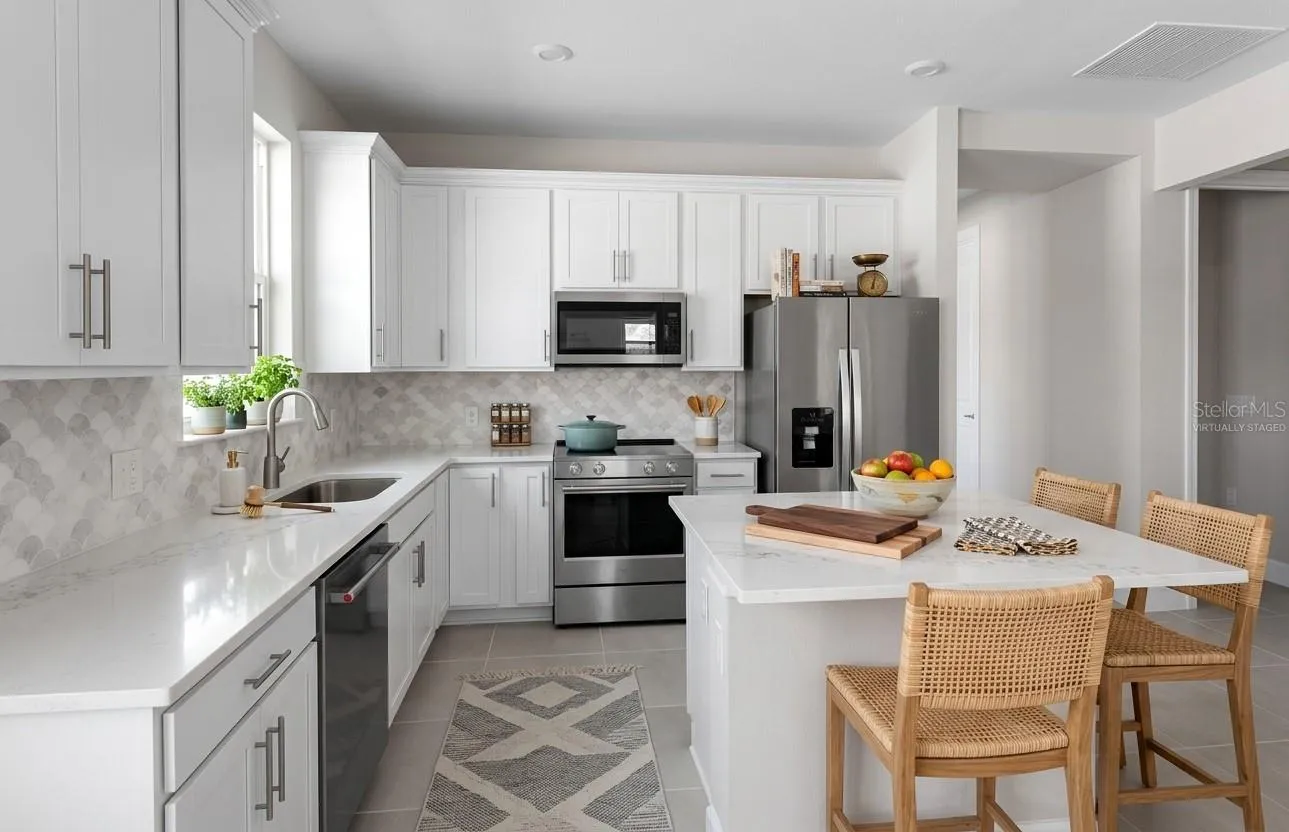 Virtually staged, of actual home.