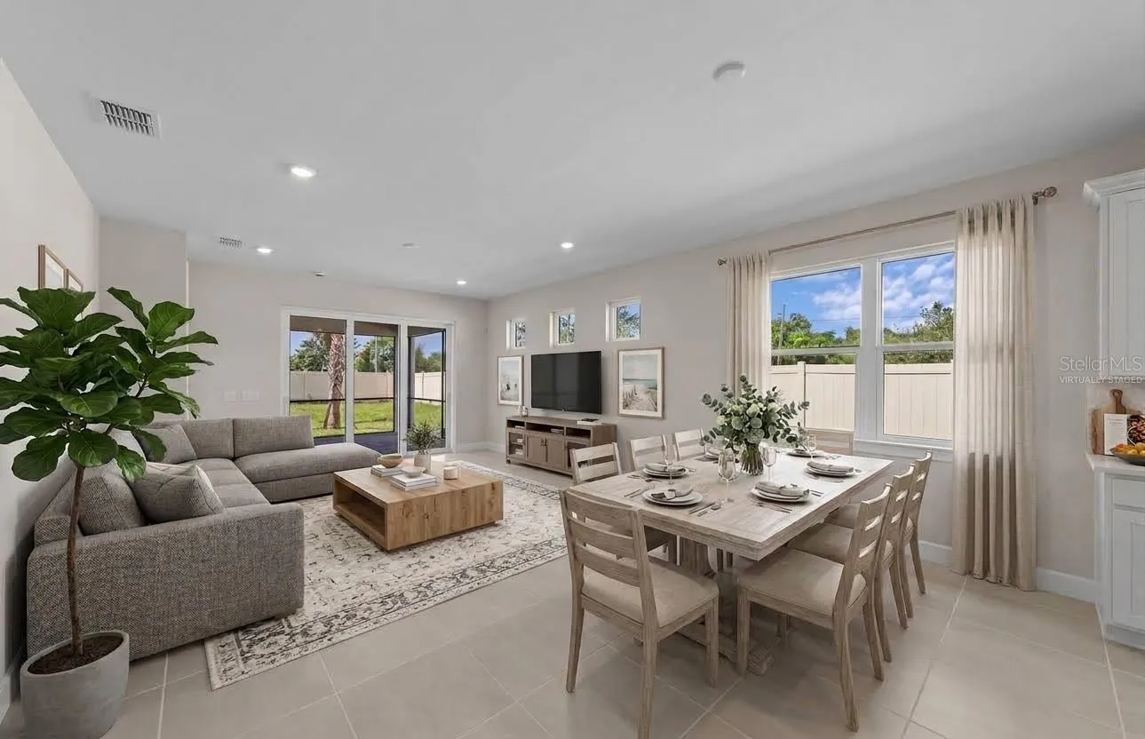 Virtually staged, of actual home.
