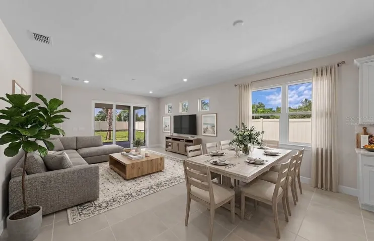 Virtually staged, of actual home.