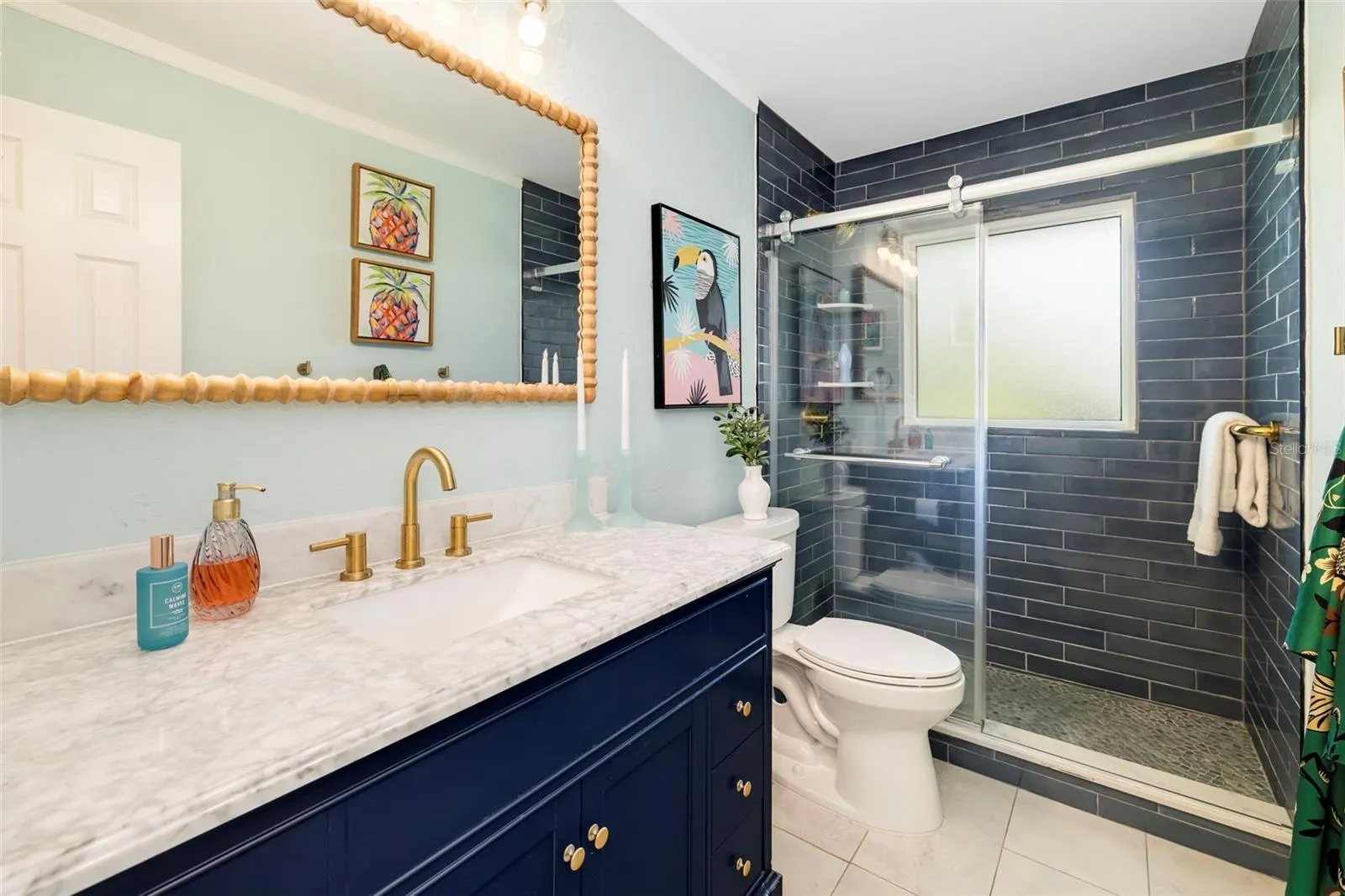 Main level guest bathroom, newly updated