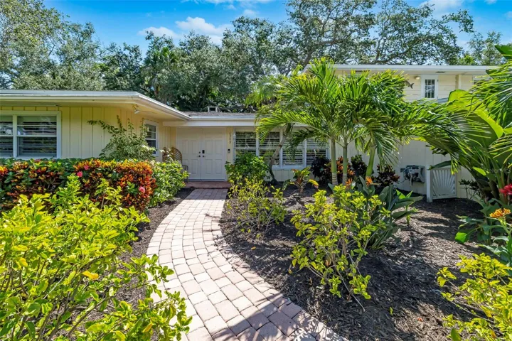 Beautifully landscaped front yard