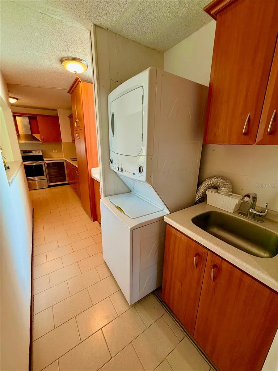 laundry in kitchen