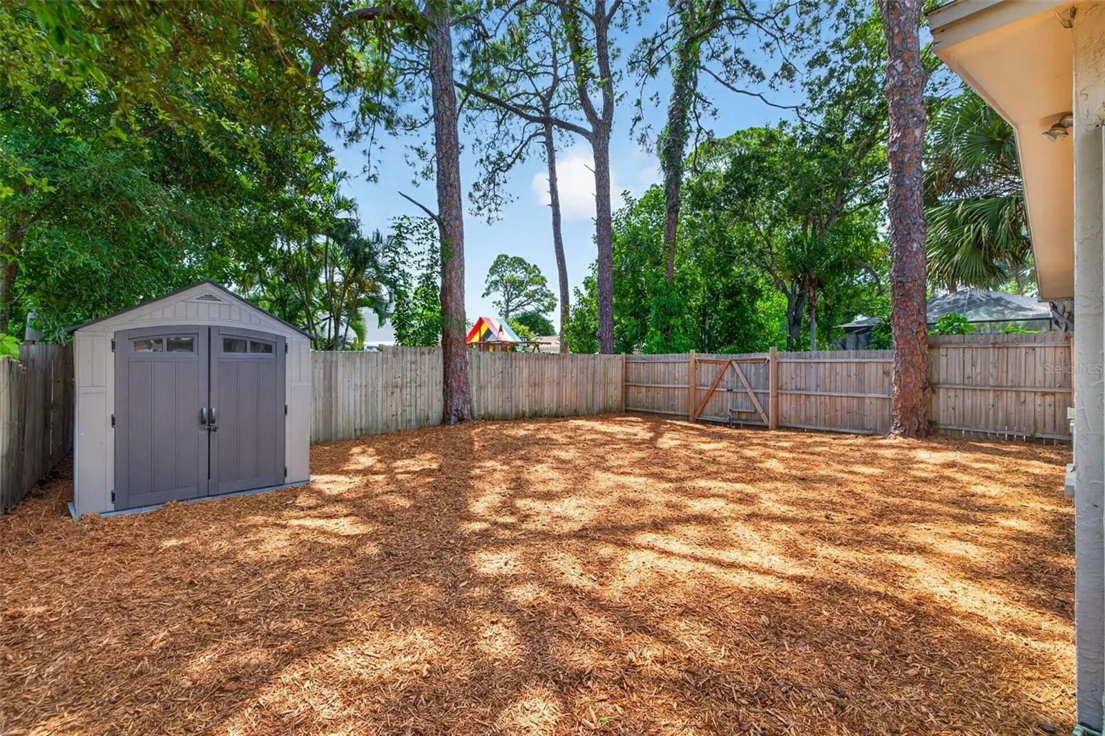 HUGE back yard!