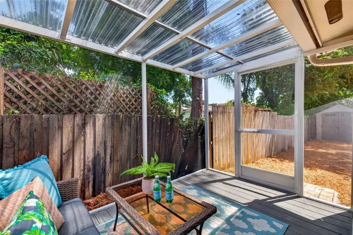 Screened porch