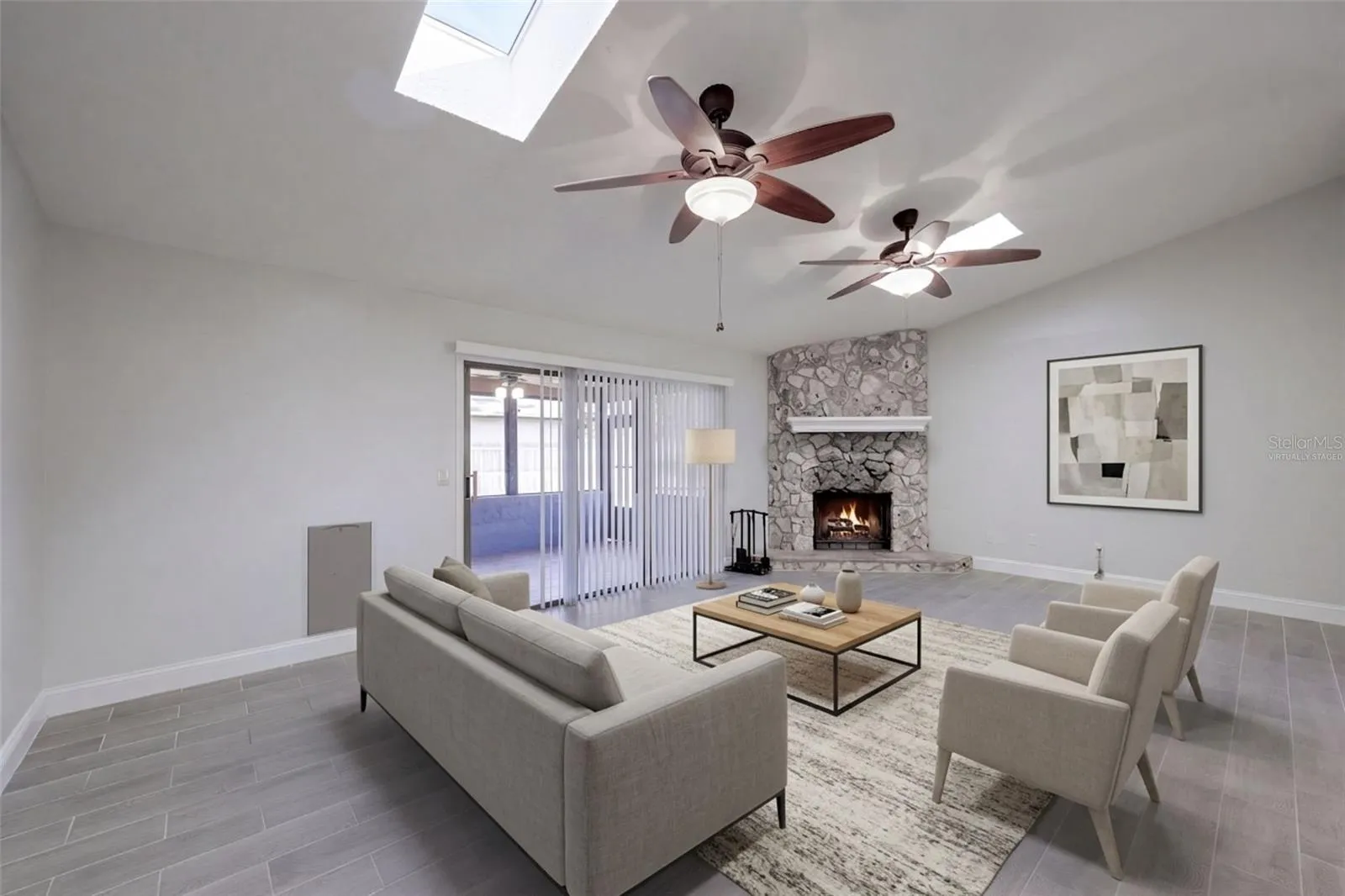 Family Room - Virtually Staged