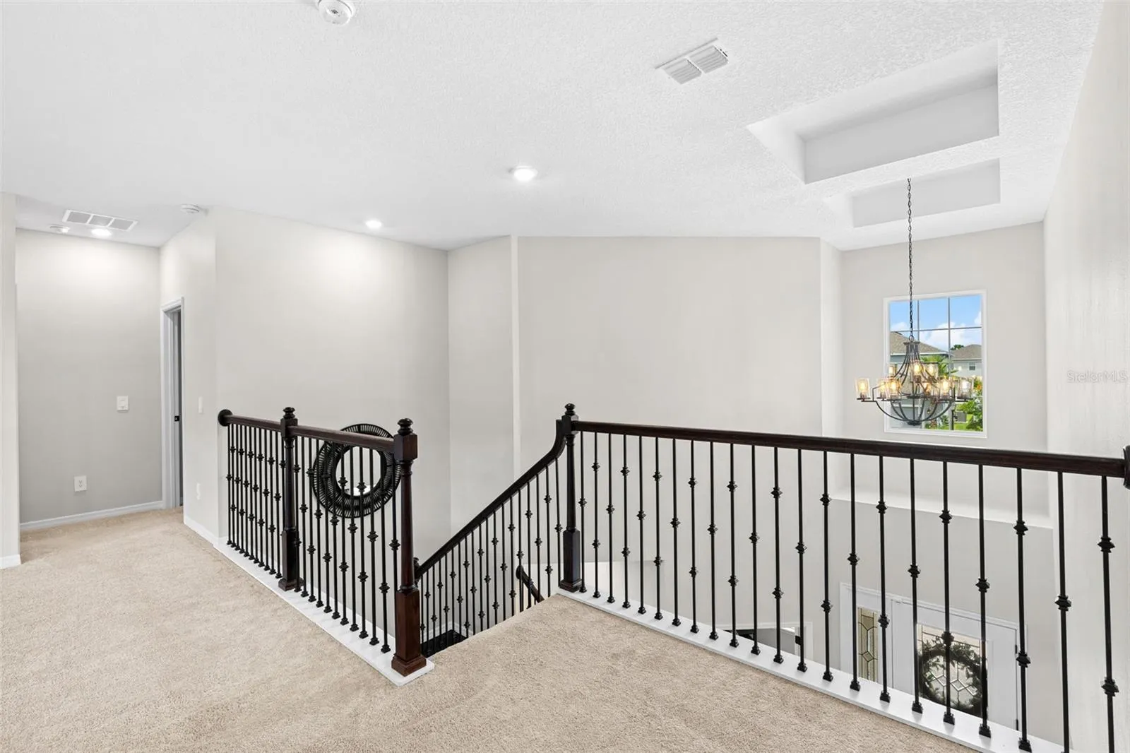 Two story foyer.