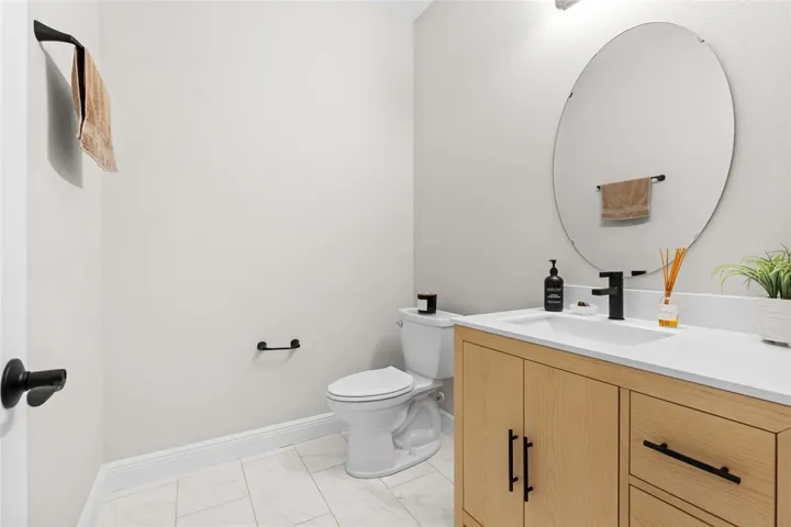 Main floor half bath.