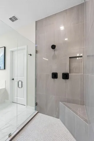 Spa-inspired finishes.