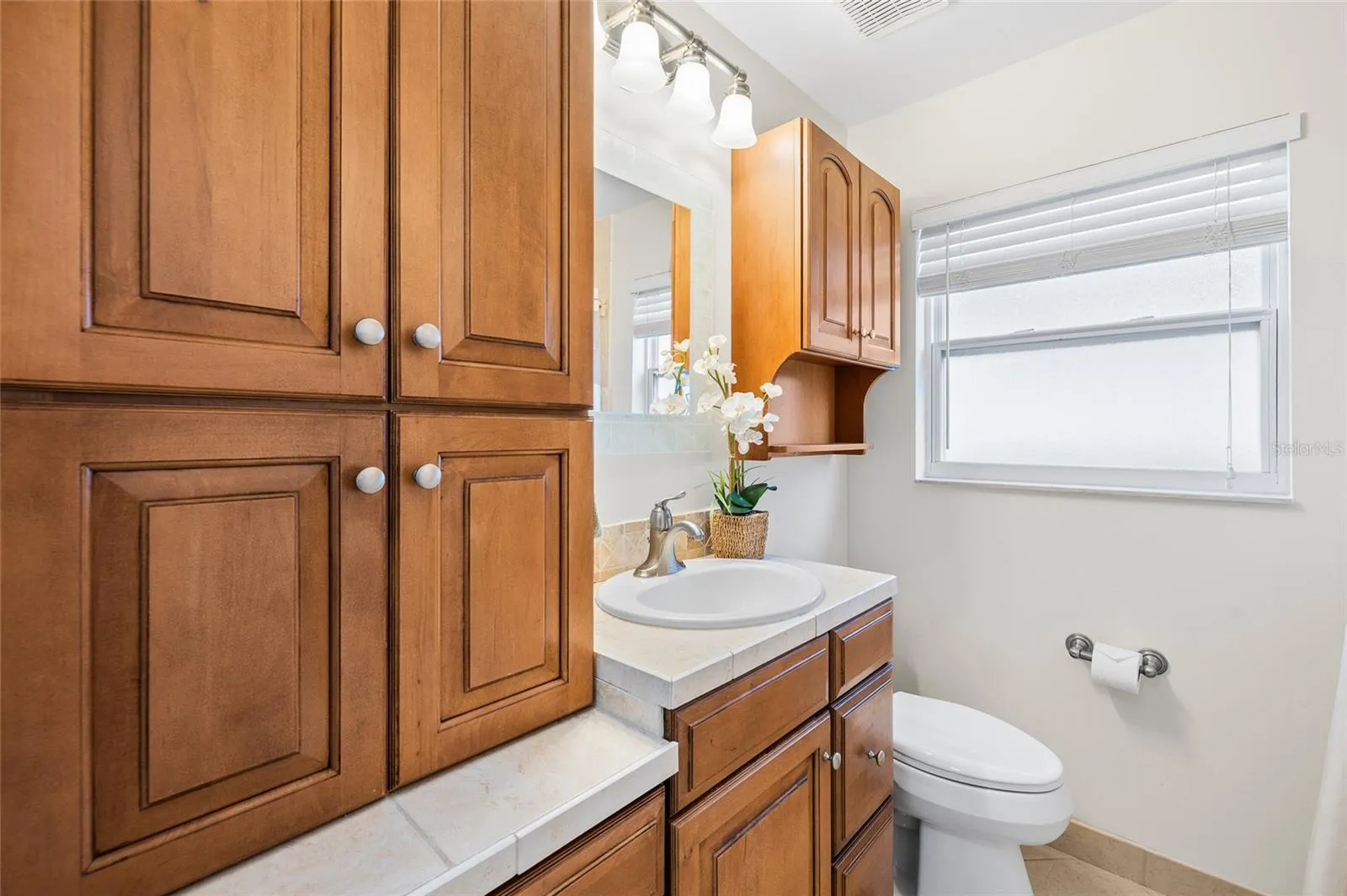 Hallway bathroom
