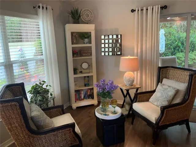 Great sitting area.