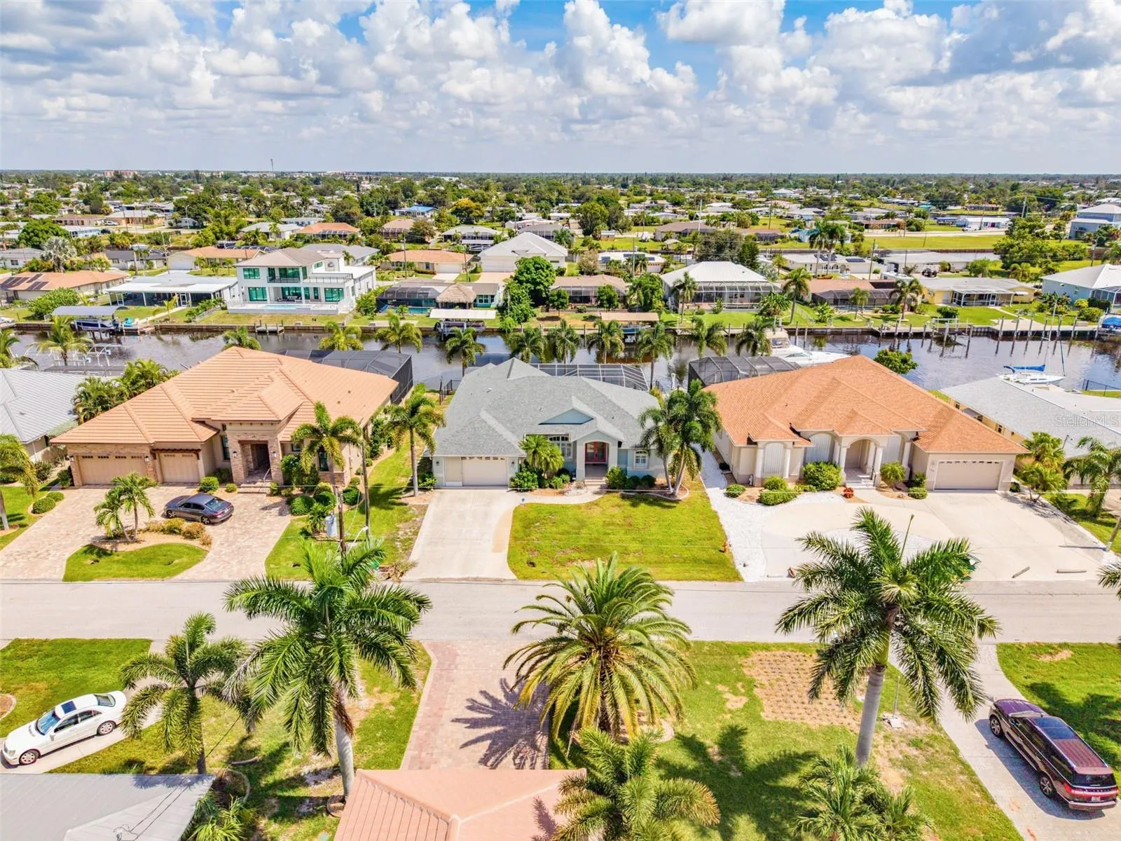 Aerial View of Home &amp; Surrounding Neighborhood