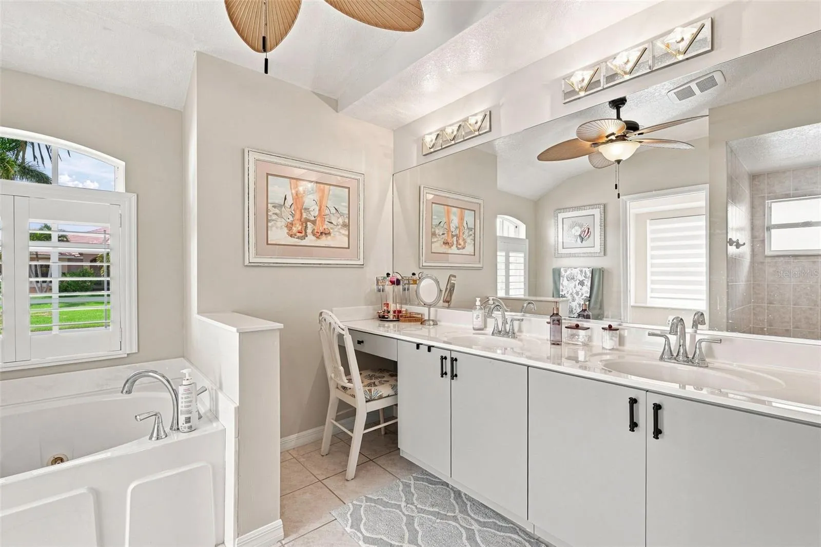 Spa Inspired Ensuite with Dual Vanities
