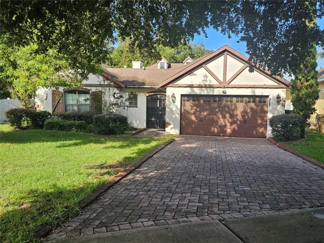 Eastward facing front of home