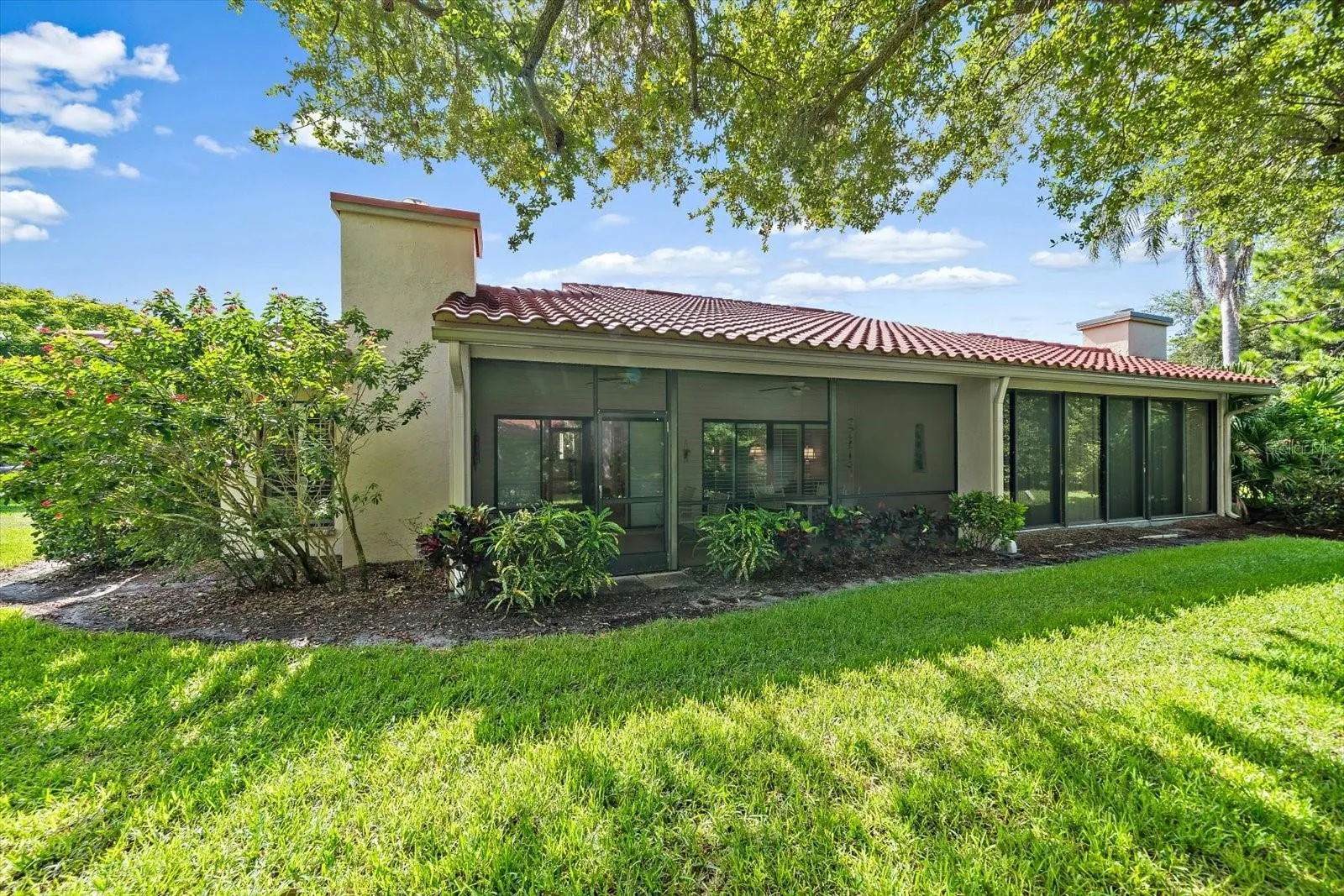 Rear of house