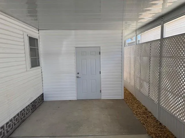 Screened Lanai on Right Side with a Storage Area