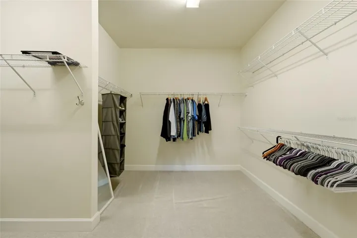 Primary walk-in Closet