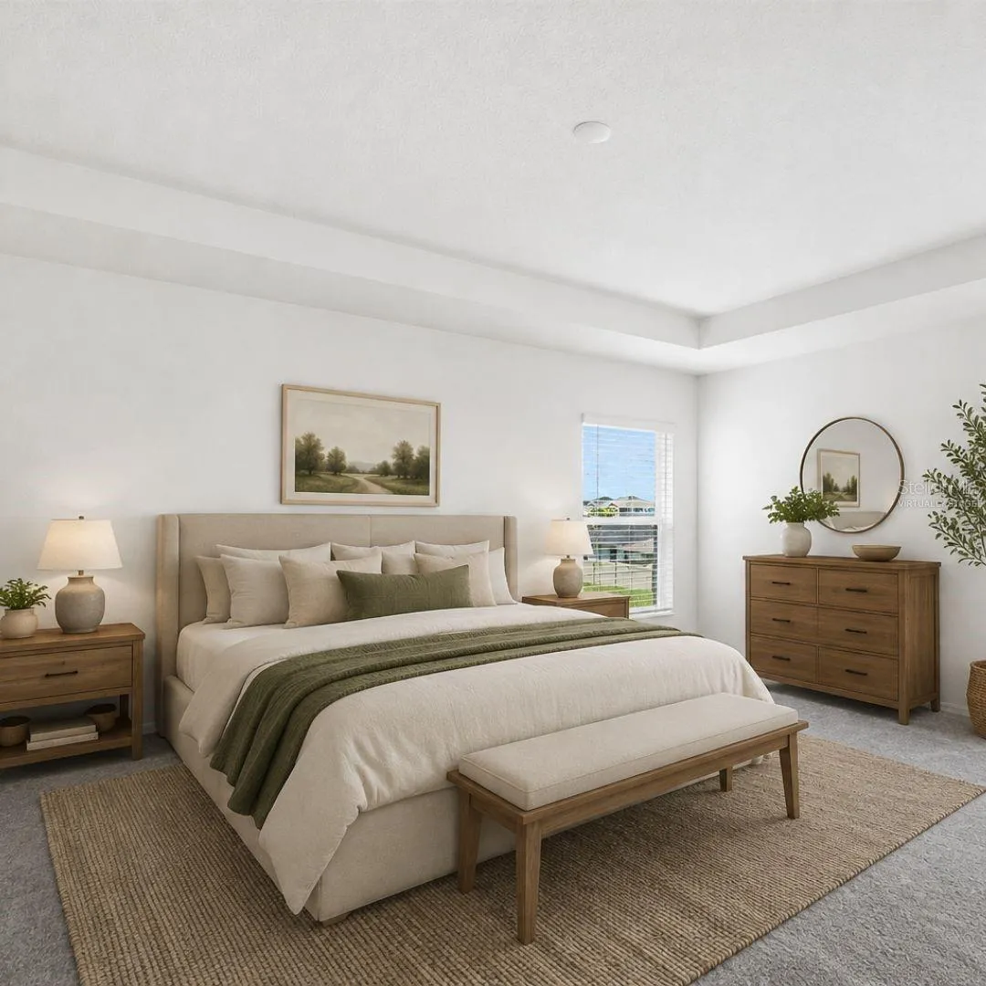 Primary Bedroom Virtually Staged