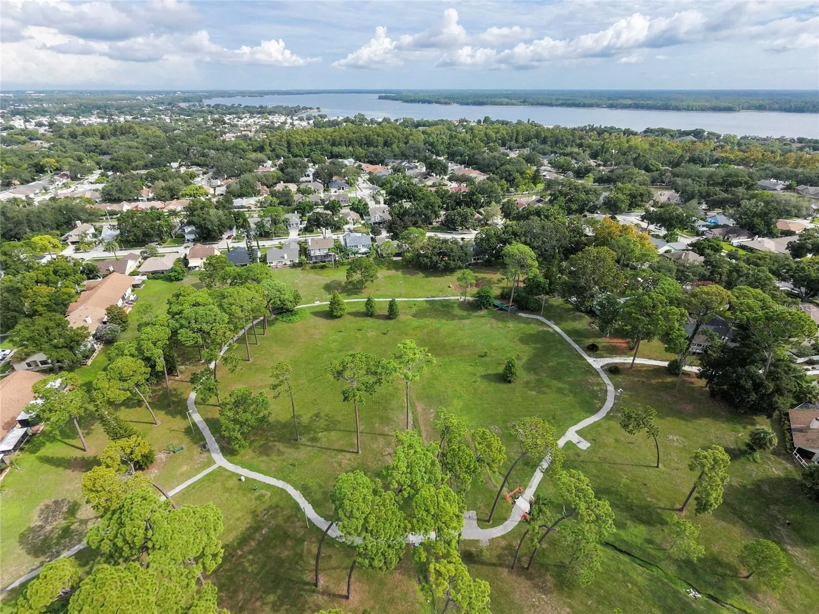 Home overlooks the park