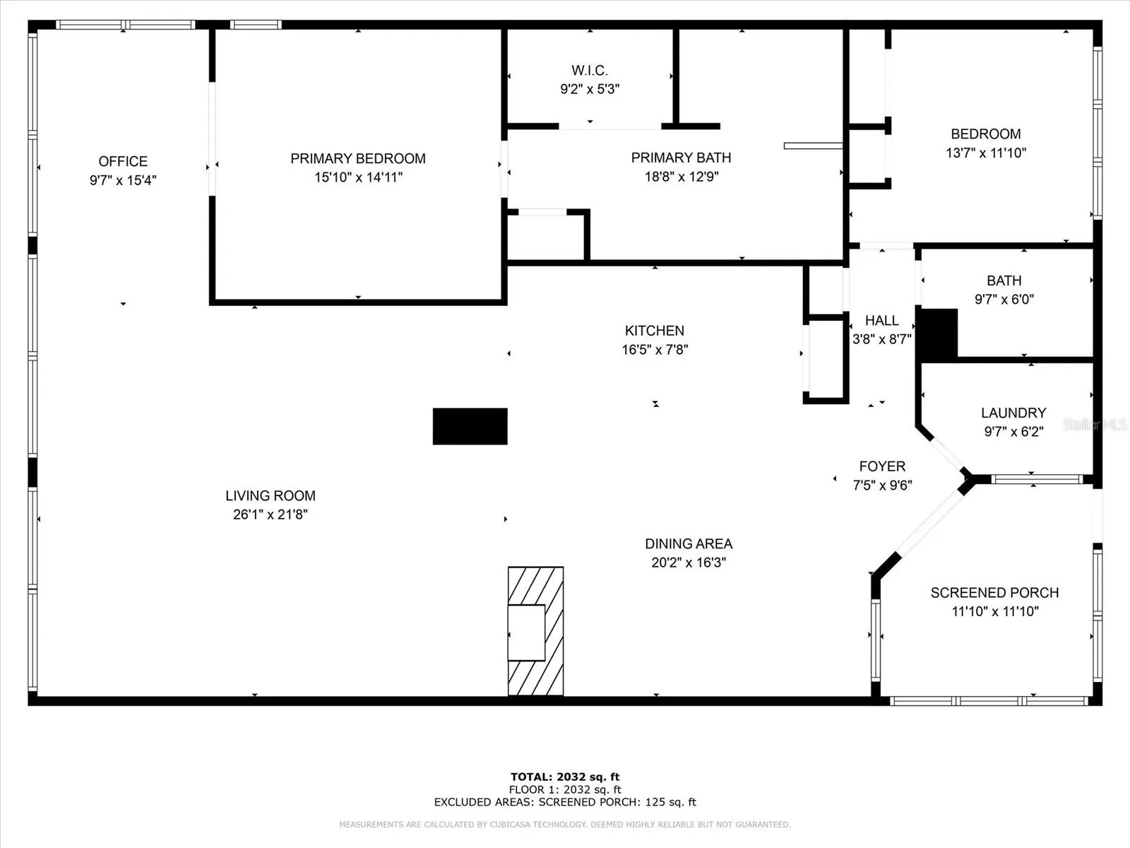 Only unit in building with this open, unique floor plan