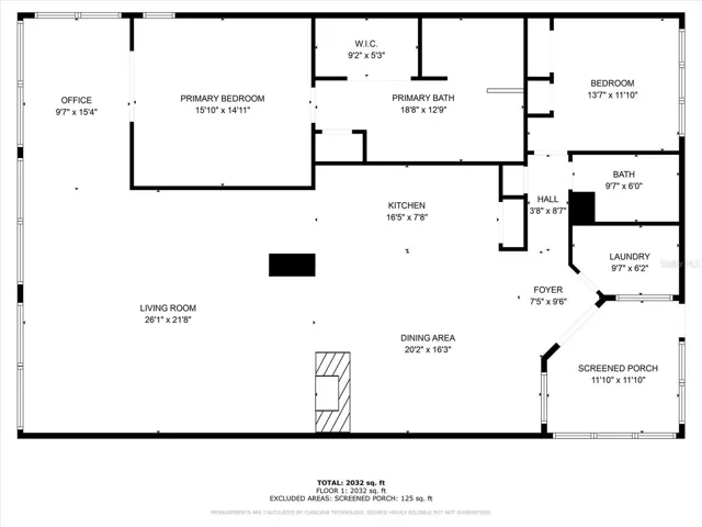 Only unit in building with this open, unique floor plan