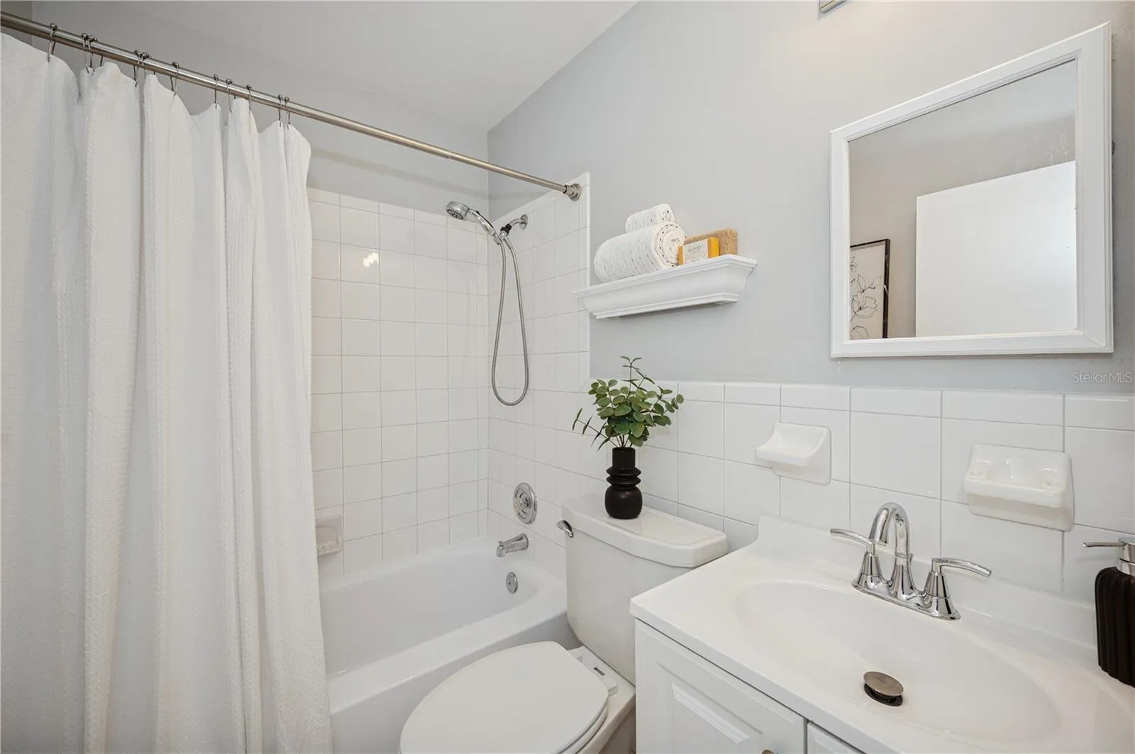 Modernized Bathroom With Bath Fitter Tub