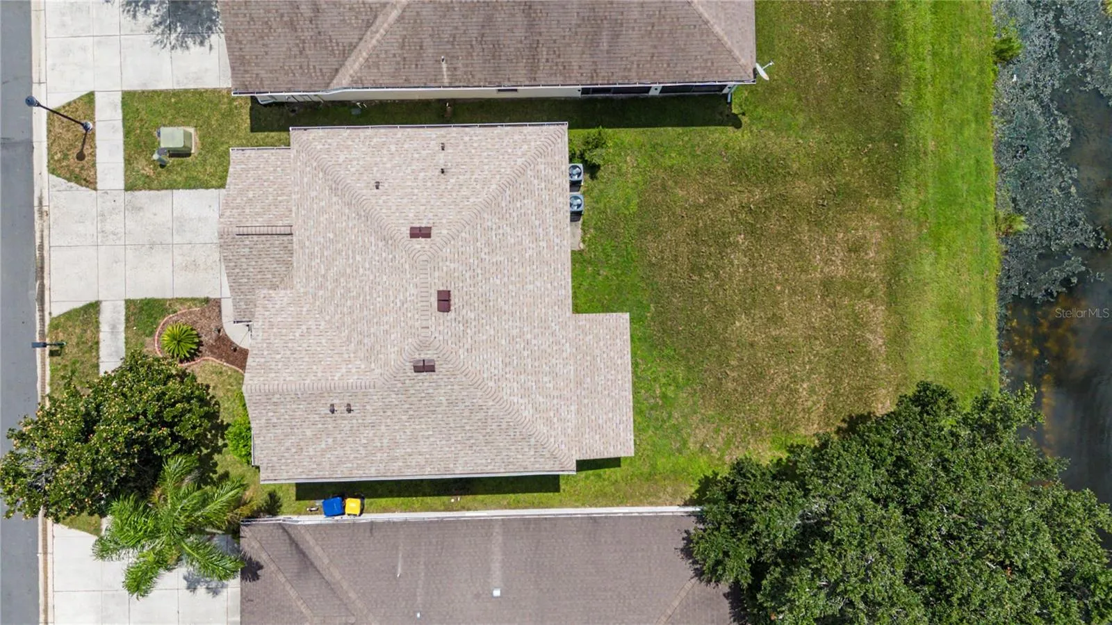 Ariel View of NEW ROOF - 9837 Jasmine Brook Circle