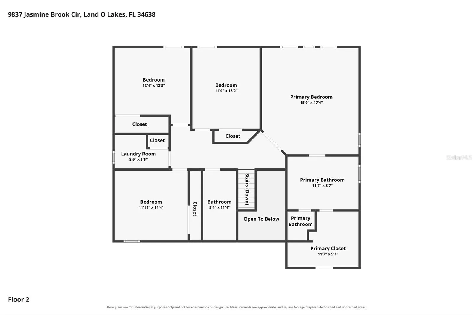 Floor Plan - Second Floor