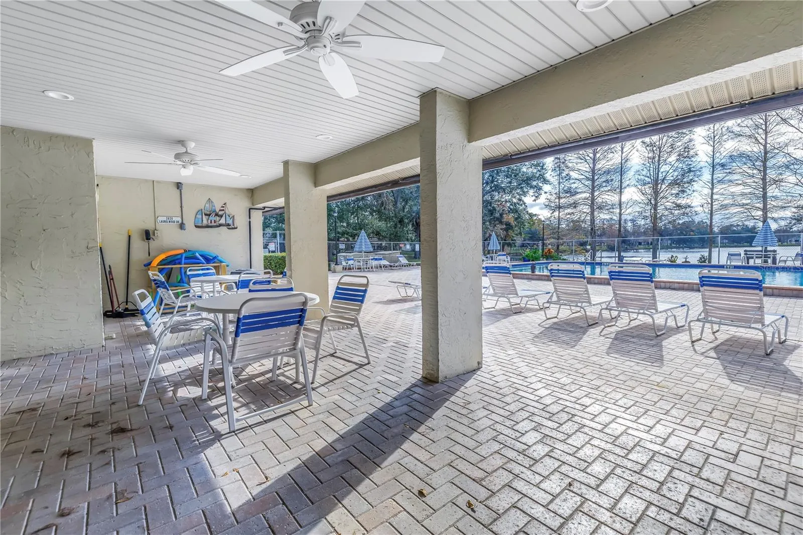 Pool Area At Clubhouse
