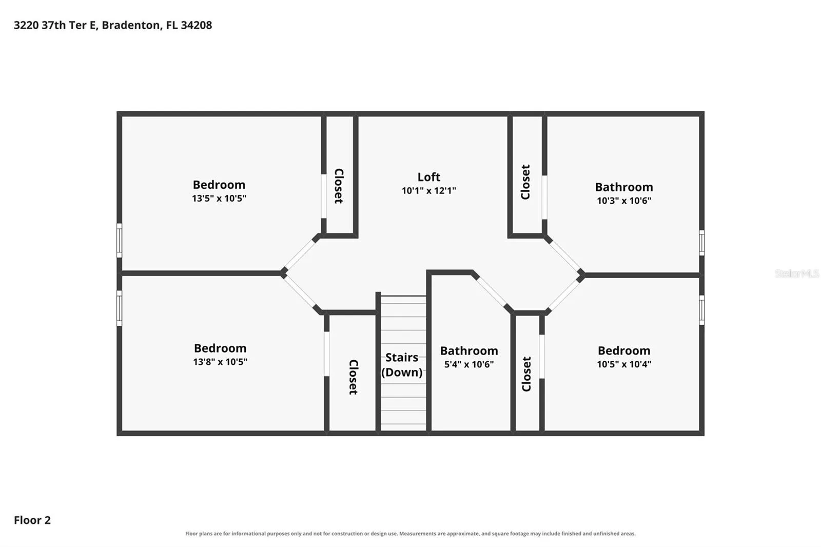Second floor floorplan
