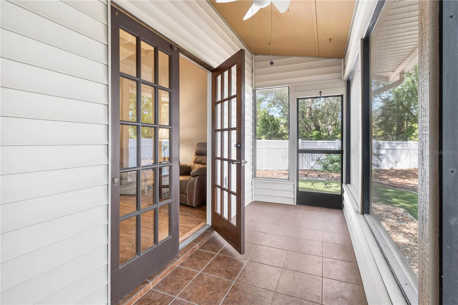 Screened porch
