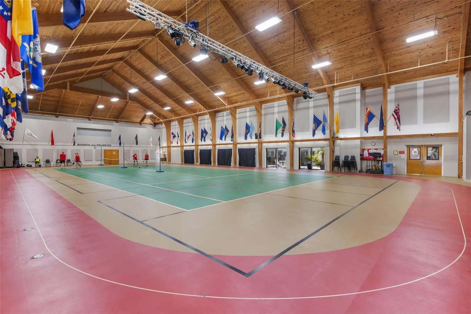 Indoor recreation room and performance hall