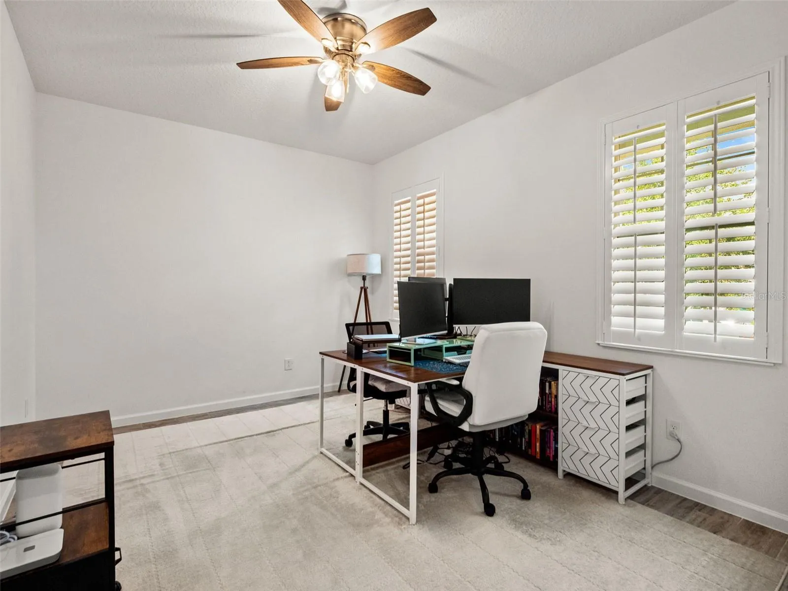 Dedicated office.