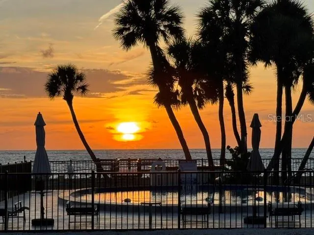 Sunset from the lanai